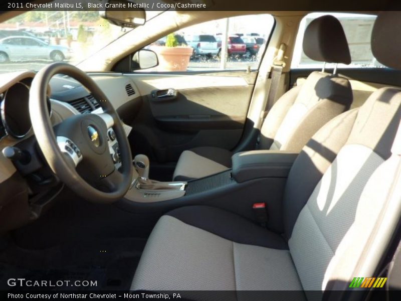 Black Granite Metallic / Cocoa/Cashmere 2011 Chevrolet Malibu LS