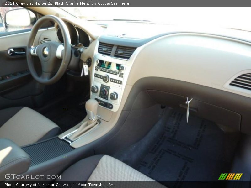 Black Granite Metallic / Cocoa/Cashmere 2011 Chevrolet Malibu LS