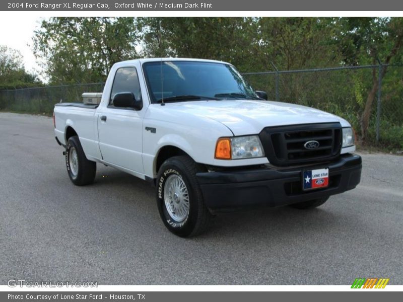 Oxford White / Medium Dark Flint 2004 Ford Ranger XL Regular Cab