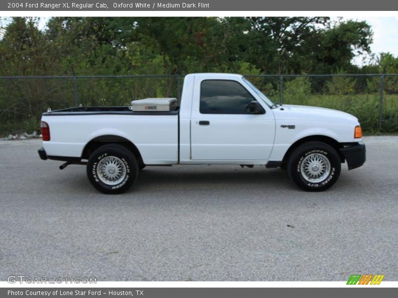 Oxford White / Medium Dark Flint 2004 Ford Ranger XL Regular Cab