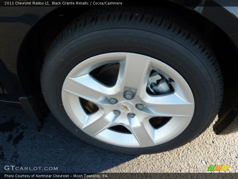Black Granite Metallic / Cocoa/Cashmere 2011 Chevrolet Malibu LS