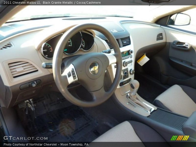 Black Granite Metallic / Cocoa/Cashmere 2011 Chevrolet Malibu LS