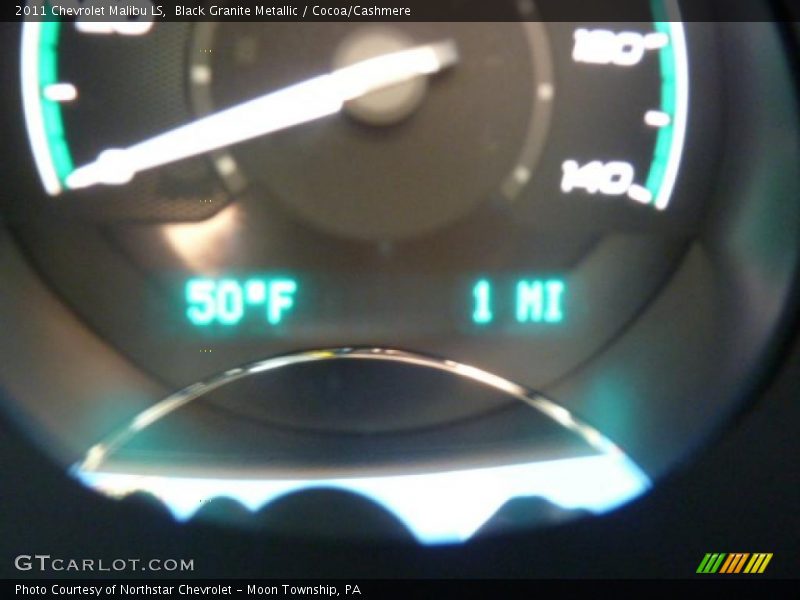 Black Granite Metallic / Cocoa/Cashmere 2011 Chevrolet Malibu LS