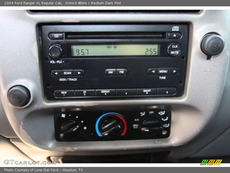 Oxford White / Medium Dark Flint 2004 Ford Ranger XL Regular Cab