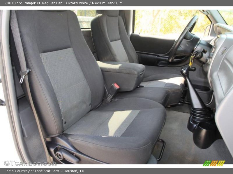 Oxford White / Medium Dark Flint 2004 Ford Ranger XL Regular Cab