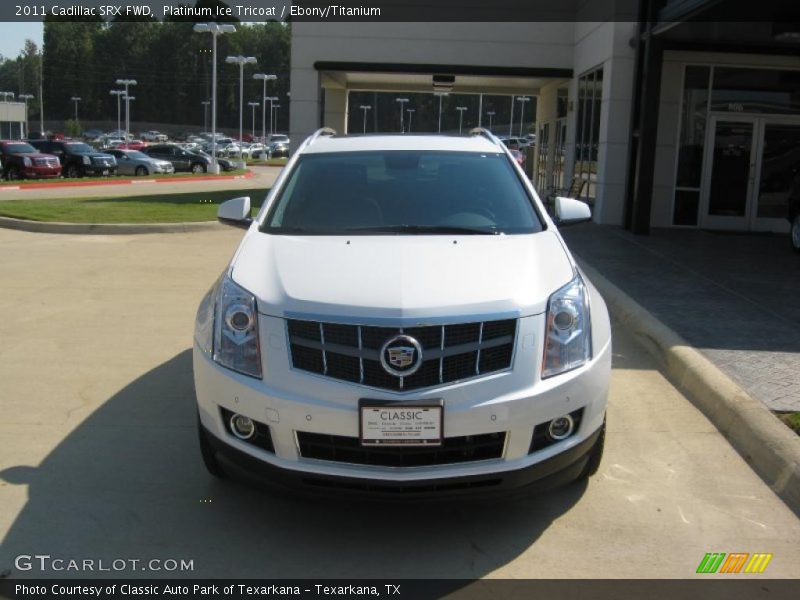 Platinum Ice Tricoat / Ebony/Titanium 2011 Cadillac SRX FWD