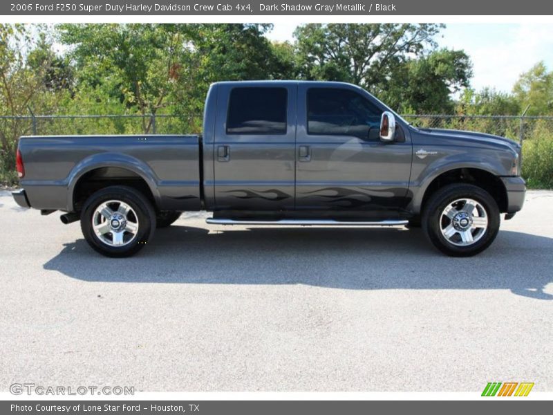 Dark Shadow Gray Metallic / Black 2006 Ford F250 Super Duty Harley Davidson Crew Cab 4x4