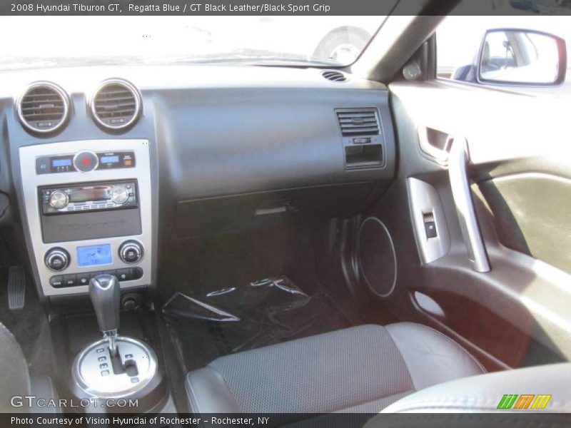  2008 Tiburon GT GT Black Leather/Black Sport Grip Interior