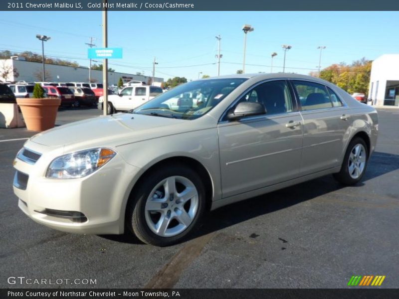 Gold Mist Metallic / Cocoa/Cashmere 2011 Chevrolet Malibu LS