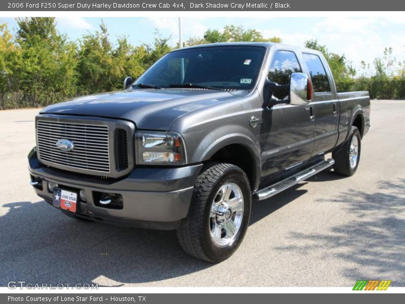 Dark Shadow Gray Metallic / Black 2006 Ford F250 Super Duty Harley Davidson Crew Cab 4x4