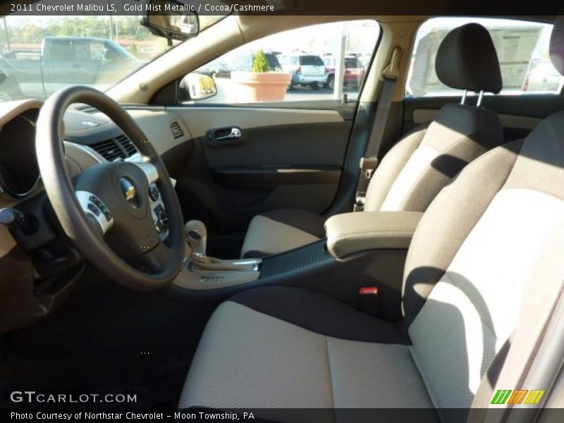 Gold Mist Metallic / Cocoa/Cashmere 2011 Chevrolet Malibu LS