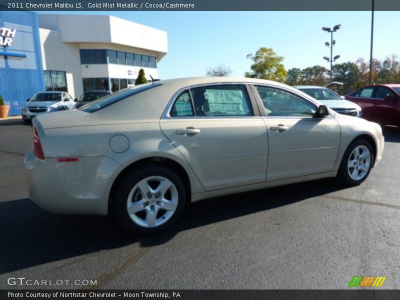 Gold Mist Metallic / Cocoa/Cashmere 2011 Chevrolet Malibu LS