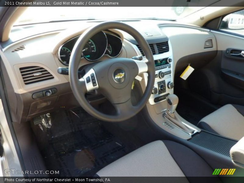 Gold Mist Metallic / Cocoa/Cashmere 2011 Chevrolet Malibu LS