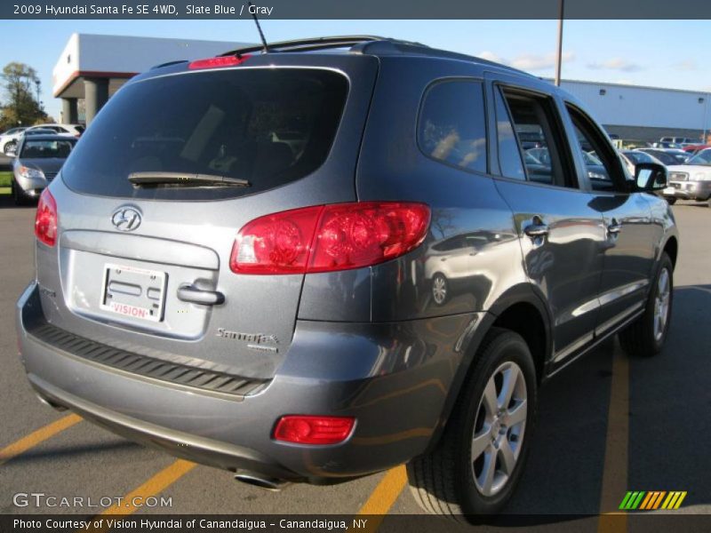 Slate Blue / Gray 2009 Hyundai Santa Fe SE 4WD