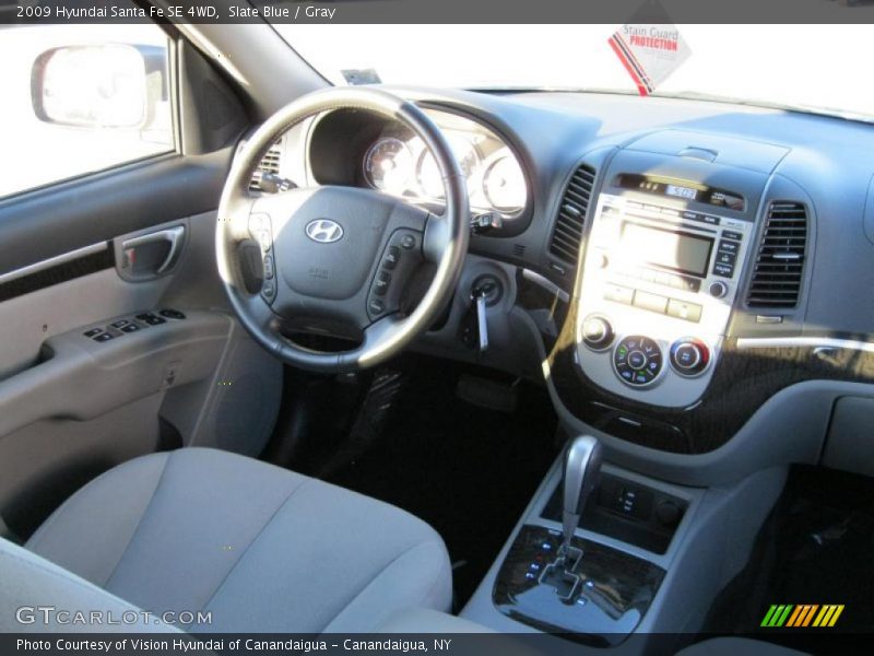 Slate Blue / Gray 2009 Hyundai Santa Fe SE 4WD