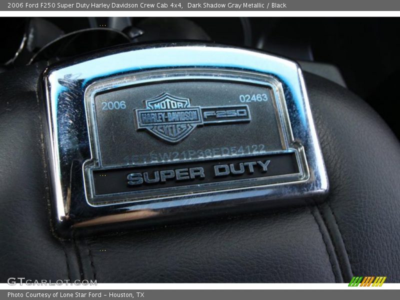 Dark Shadow Gray Metallic / Black 2006 Ford F250 Super Duty Harley Davidson Crew Cab 4x4