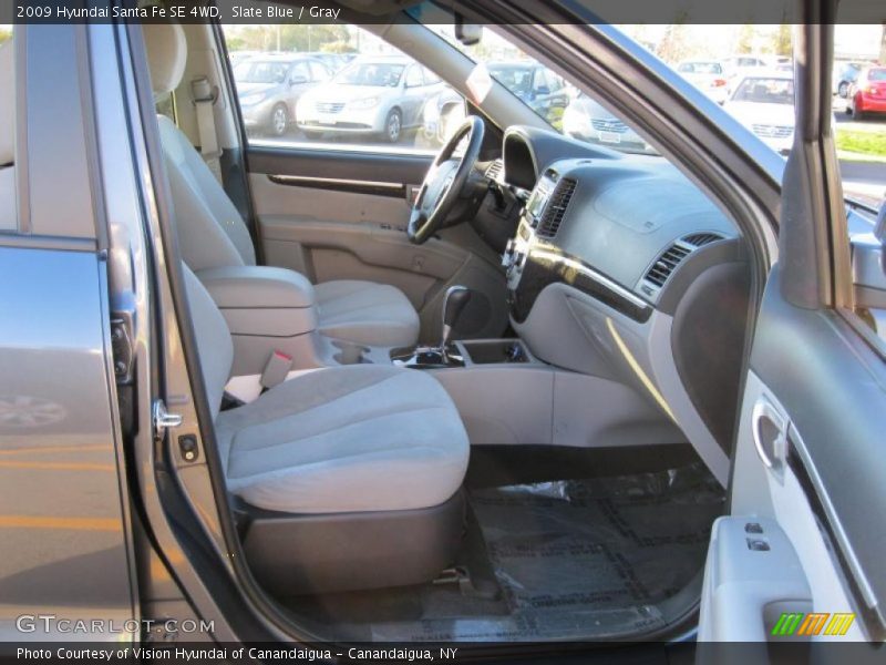 Slate Blue / Gray 2009 Hyundai Santa Fe SE 4WD