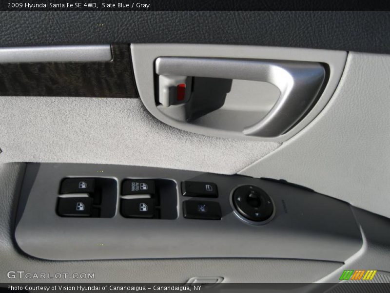 Slate Blue / Gray 2009 Hyundai Santa Fe SE 4WD