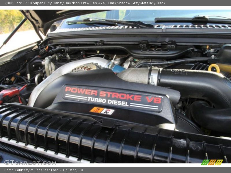 Dark Shadow Gray Metallic / Black 2006 Ford F250 Super Duty Harley Davidson Crew Cab 4x4