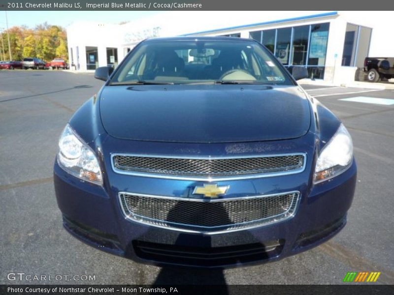 Imperial Blue Metallic / Cocoa/Cashmere 2011 Chevrolet Malibu LS