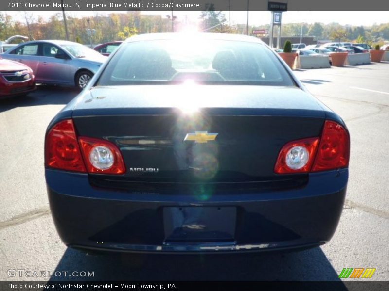 Imperial Blue Metallic / Cocoa/Cashmere 2011 Chevrolet Malibu LS