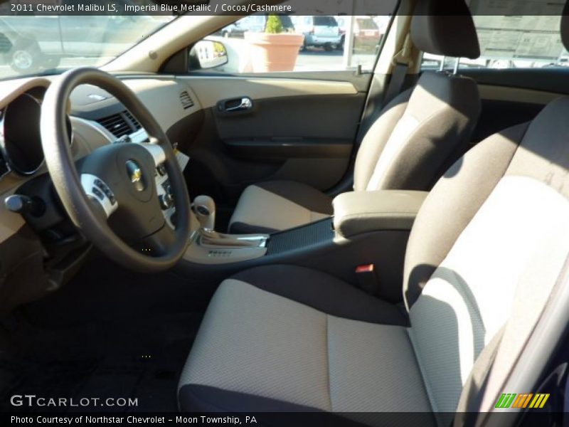 Imperial Blue Metallic / Cocoa/Cashmere 2011 Chevrolet Malibu LS