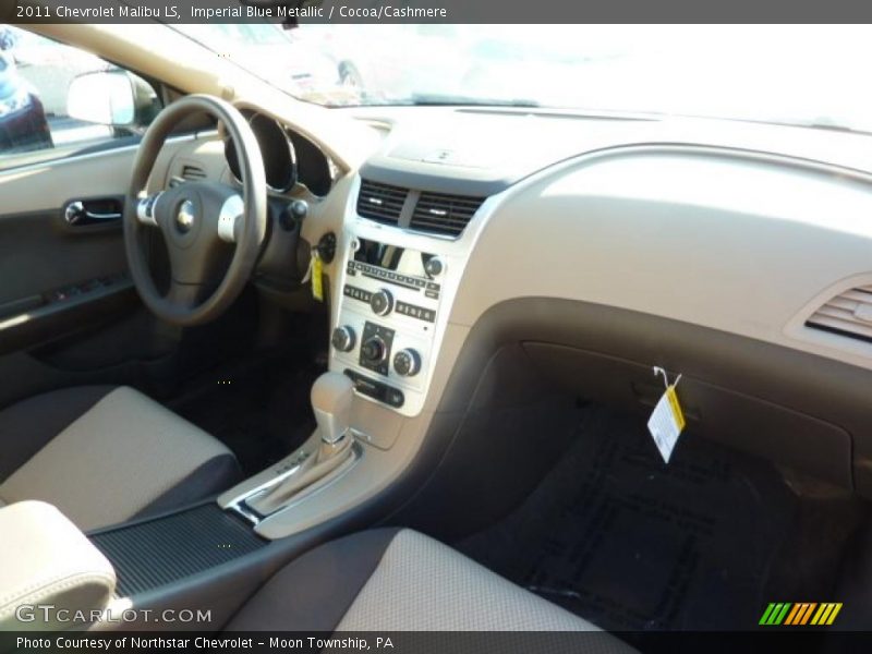 Imperial Blue Metallic / Cocoa/Cashmere 2011 Chevrolet Malibu LS