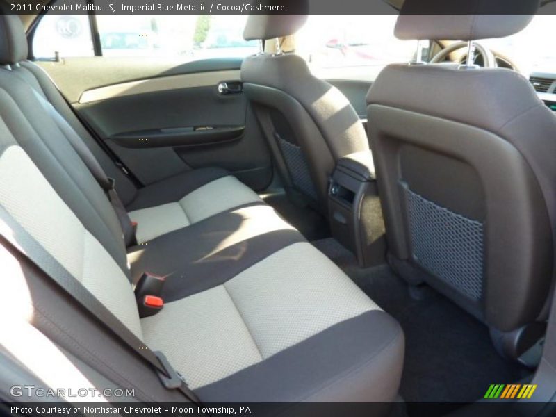 Imperial Blue Metallic / Cocoa/Cashmere 2011 Chevrolet Malibu LS