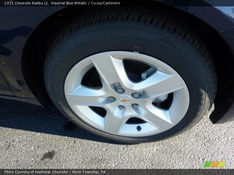 Imperial Blue Metallic / Cocoa/Cashmere 2011 Chevrolet Malibu LS