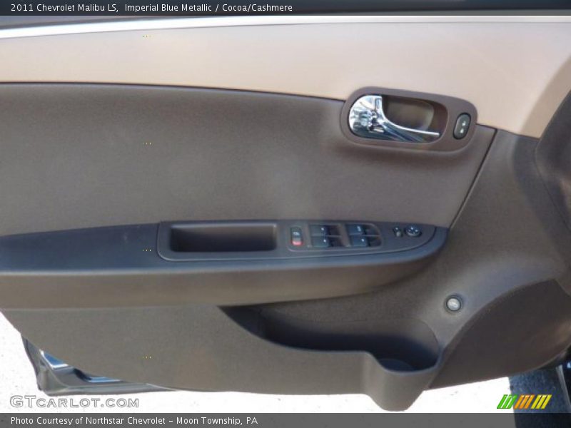 Imperial Blue Metallic / Cocoa/Cashmere 2011 Chevrolet Malibu LS