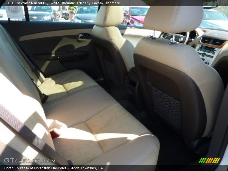 White Diamond Tricoat / Cocoa/Cashmere 2011 Chevrolet Malibu LT