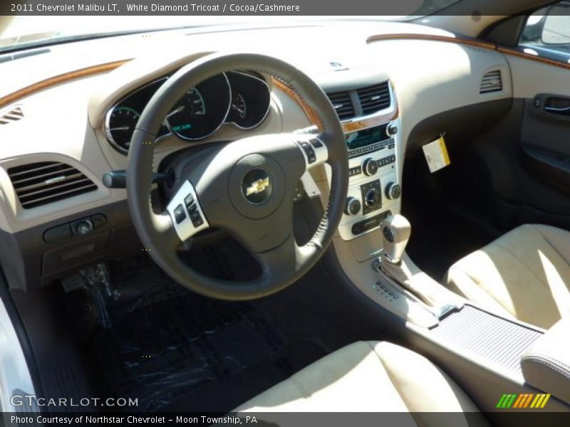  2011 Malibu LT Cocoa/Cashmere Interior