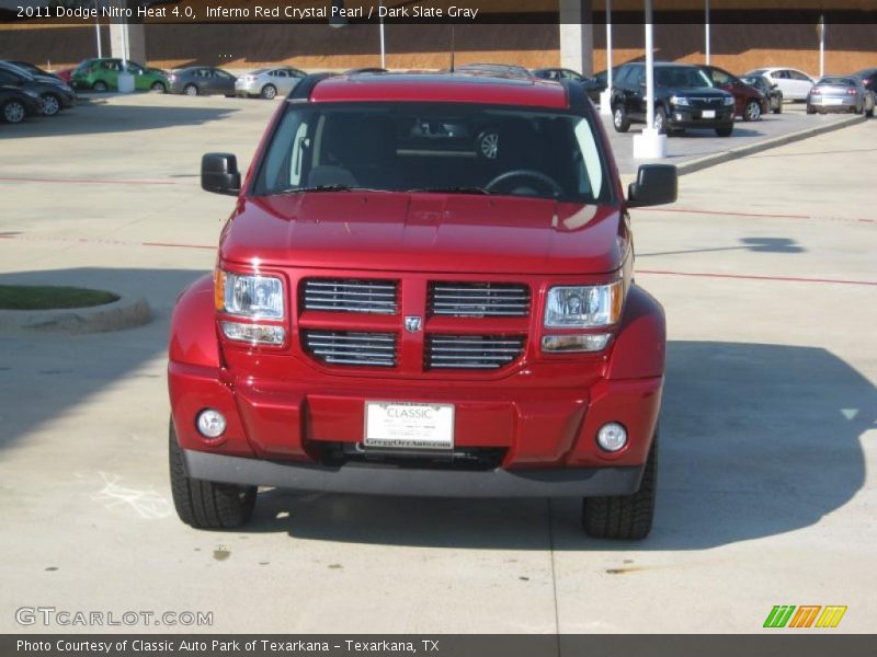 Inferno Red Crystal Pearl / Dark Slate Gray 2011 Dodge Nitro Heat 4.0