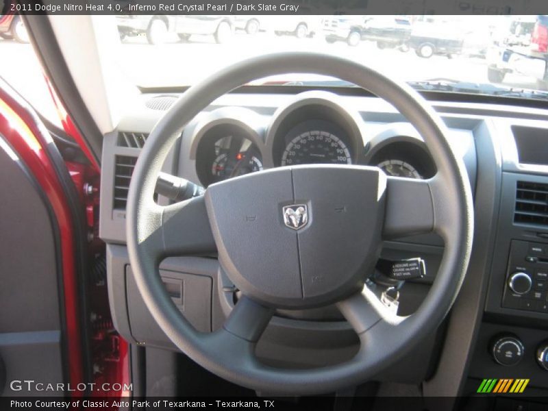 Inferno Red Crystal Pearl / Dark Slate Gray 2011 Dodge Nitro Heat 4.0