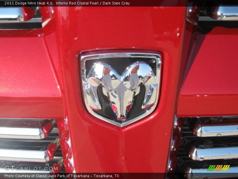 Inferno Red Crystal Pearl / Dark Slate Gray 2011 Dodge Nitro Heat 4.0