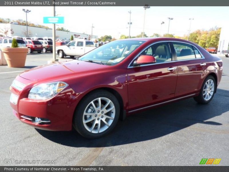 Red Jewel Tintcoat / Cocoa/Cashmere 2011 Chevrolet Malibu LTZ
