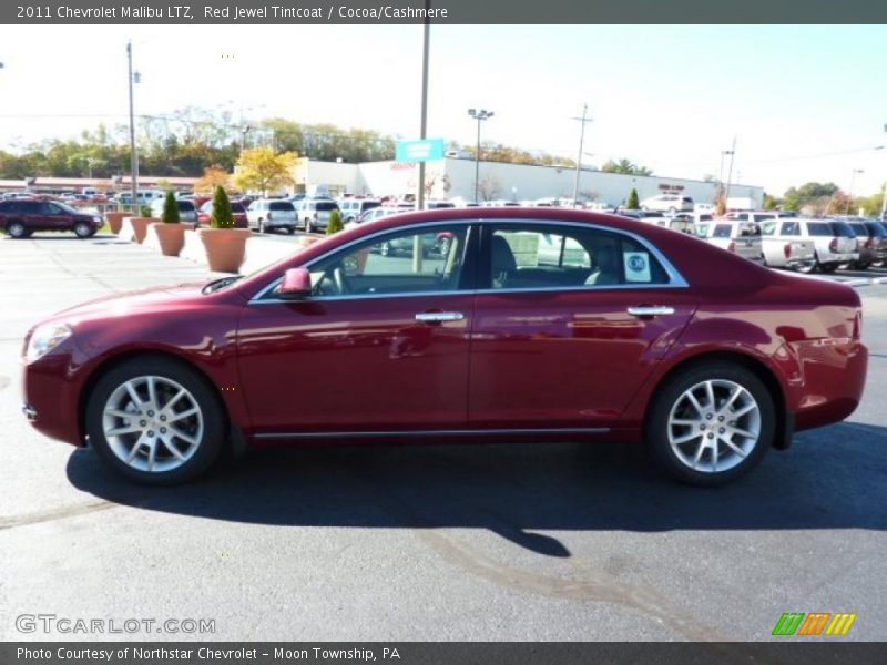 Red Jewel Tintcoat / Cocoa/Cashmere 2011 Chevrolet Malibu LTZ