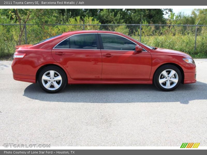 Barcelona Red Metallic / Ash 2011 Toyota Camry SE