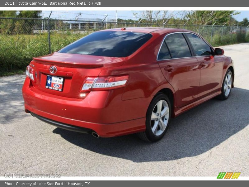 Barcelona Red Metallic / Ash 2011 Toyota Camry SE