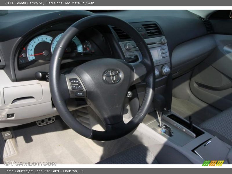 Barcelona Red Metallic / Ash 2011 Toyota Camry SE