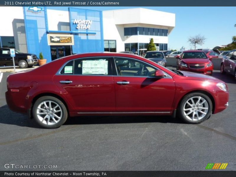 Red Jewel Tintcoat / Cocoa/Cashmere 2011 Chevrolet Malibu LTZ