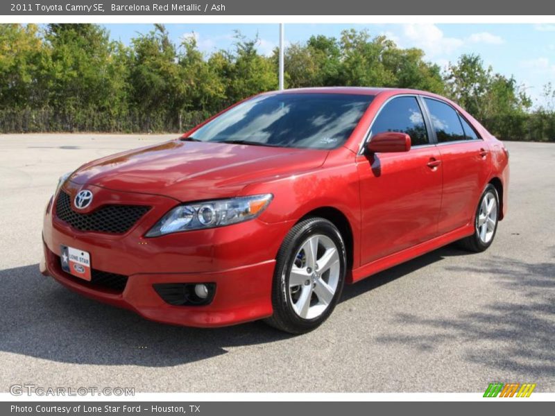 Barcelona Red Metallic / Ash 2011 Toyota Camry SE
