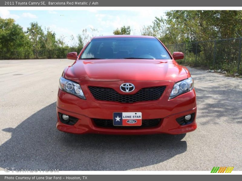 Barcelona Red Metallic / Ash 2011 Toyota Camry SE