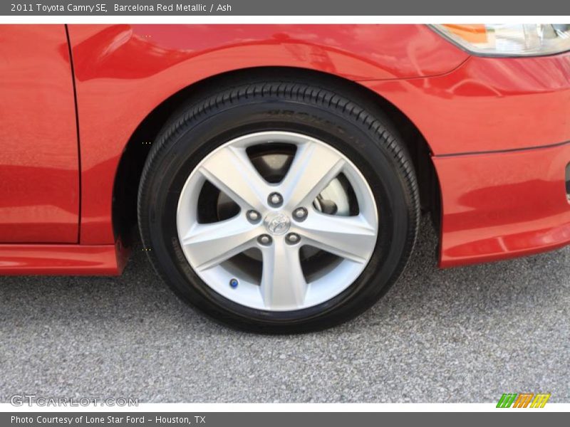 Barcelona Red Metallic / Ash 2011 Toyota Camry SE