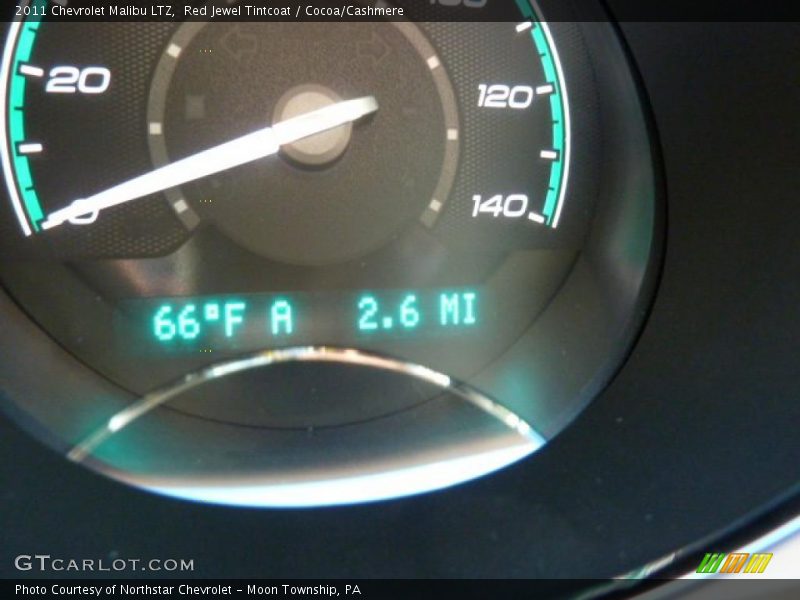 Red Jewel Tintcoat / Cocoa/Cashmere 2011 Chevrolet Malibu LTZ