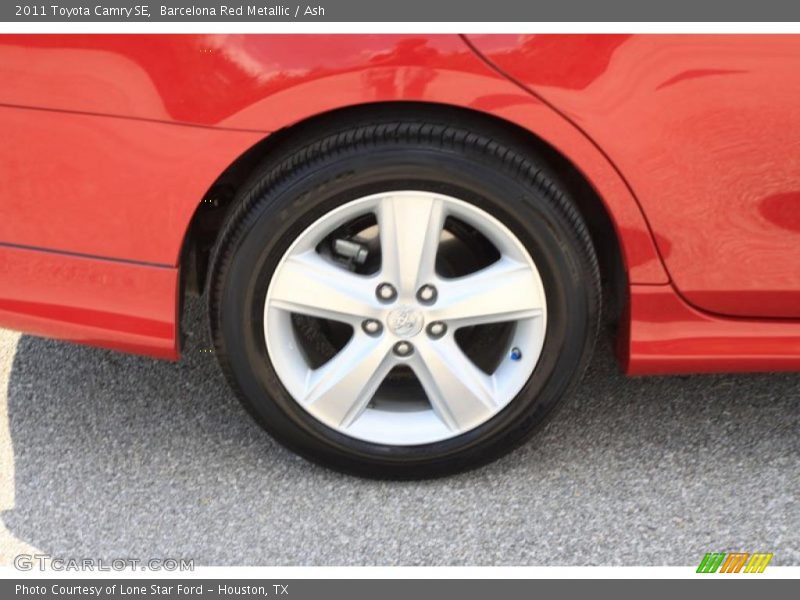 Barcelona Red Metallic / Ash 2011 Toyota Camry SE