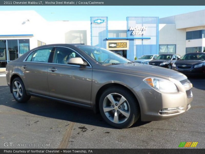 Mocha Steel Metallic / Cocoa/Cashmere 2011 Chevrolet Malibu LT