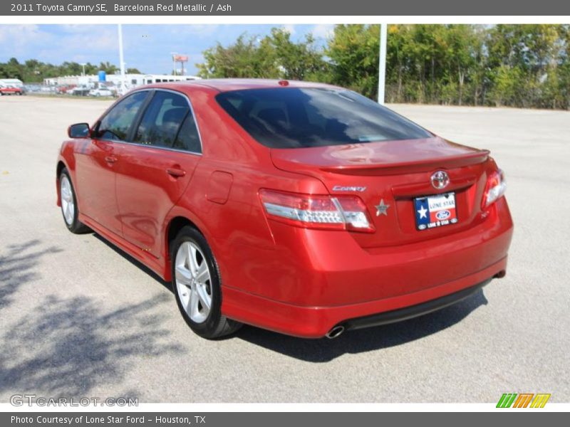 Barcelona Red Metallic / Ash 2011 Toyota Camry SE