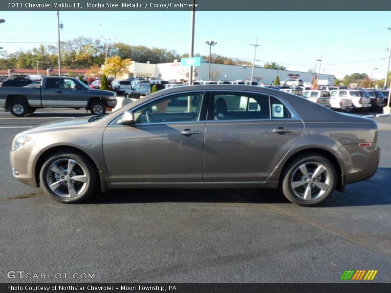Mocha Steel Metallic / Cocoa/Cashmere 2011 Chevrolet Malibu LT