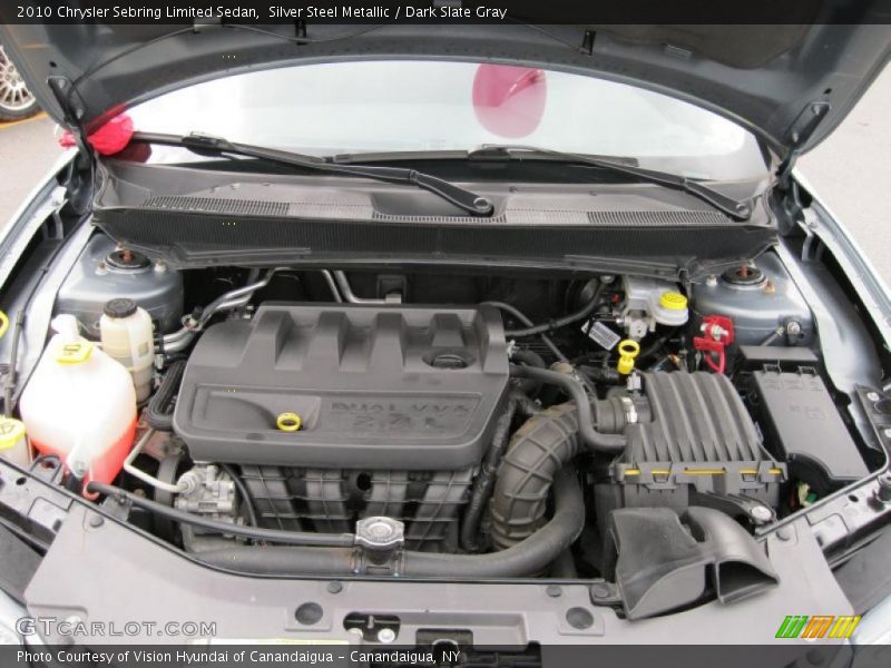 Silver Steel Metallic / Dark Slate Gray 2010 Chrysler Sebring Limited Sedan